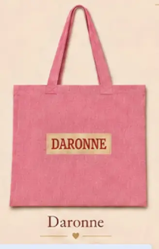 CABAS DARONNE ROSE - CABAS 40X10X40 
