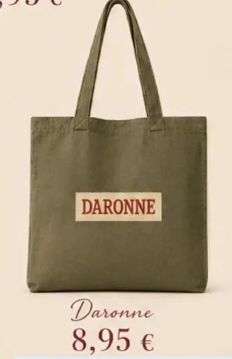 CABAS DARONNE KAKI - CABAS 40X10X40 